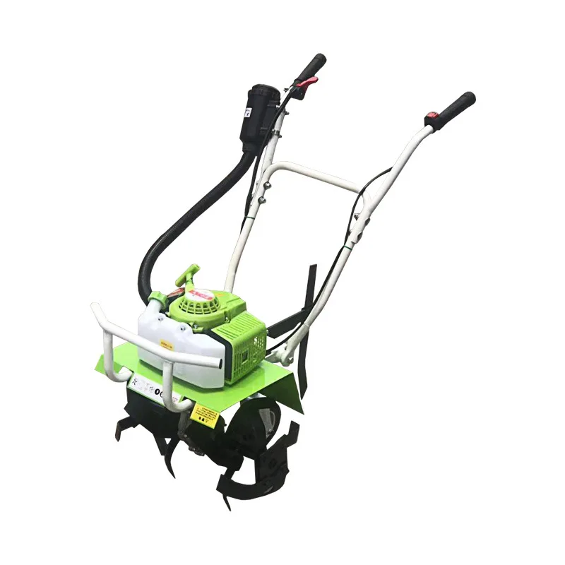 Agricultural Garden Tools Gasoline Minitype Rotary Tiller Outdoor Multi Function Lawn Mower Four Stroke Micro Tillage