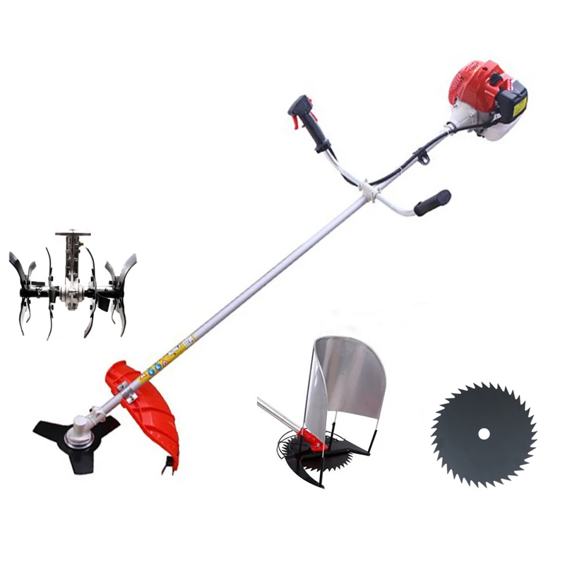 Heavy Duty 52cc Petrol Powered Grass Rice Wheat Cutter Harvest Cutter Brush Cutter Cropper Garden Tools