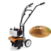 Small Tillage Machine Agricultural Tool Tiller Garden Gasoline Engine Walking Rotary Soil Loosening Farm Equipment Two